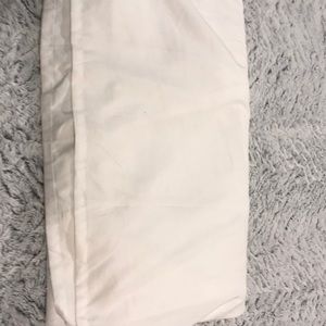 White king size bed skirt